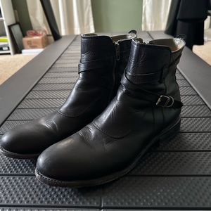 Frye Stone Cross Strap Boots